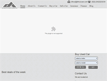 Tablet Screenshot of dhruvcars.com